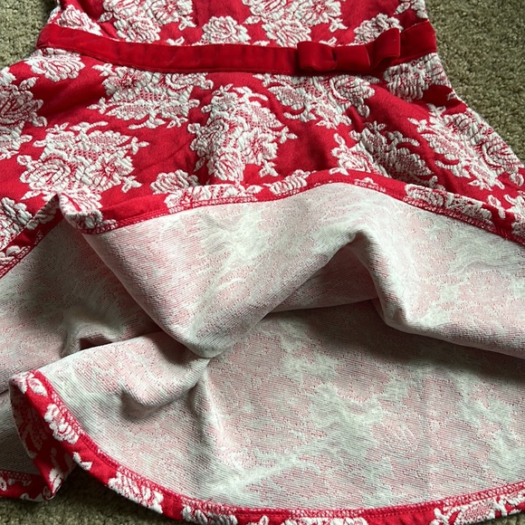 JANIE & JACK | Red Dress with Floral Print - Picture 4 of 7